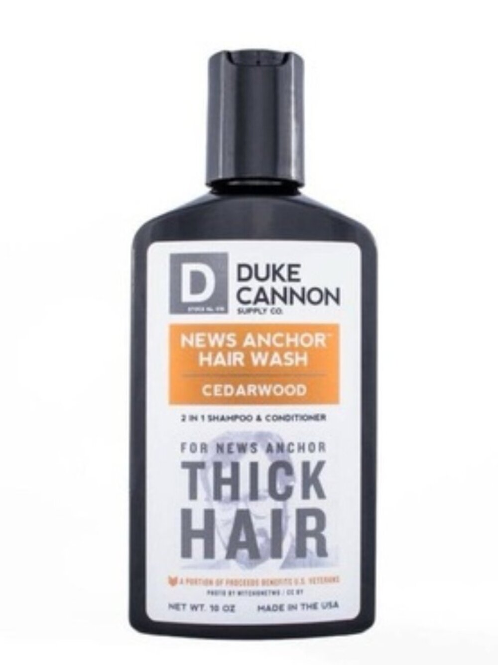 Duke Cannon News Anchor 2-in-1 Hair Wash Cedarwood Shampoo Conditioner NEW